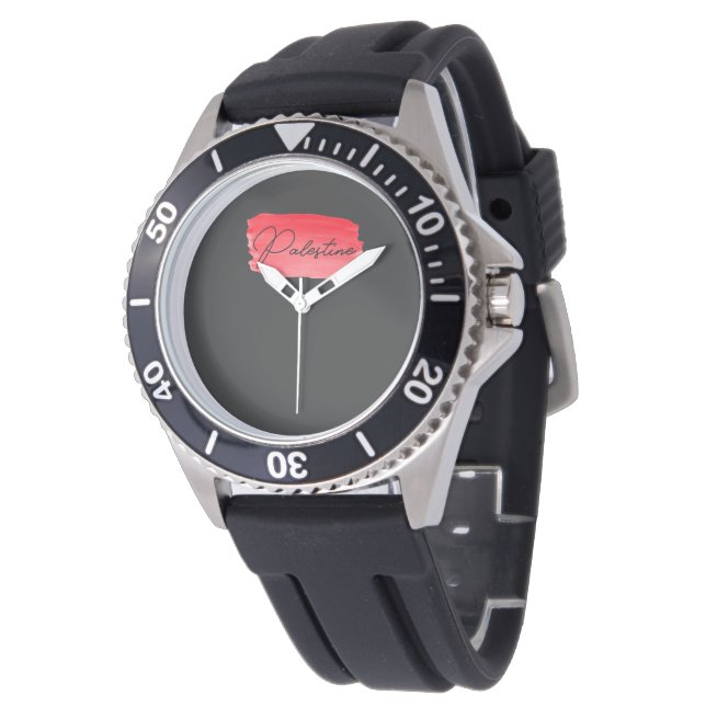 Palästina Gaza frei Armbanduhr (Schrägansicht)