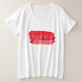 Palästina Gaza frei Große Größe T-Shirt