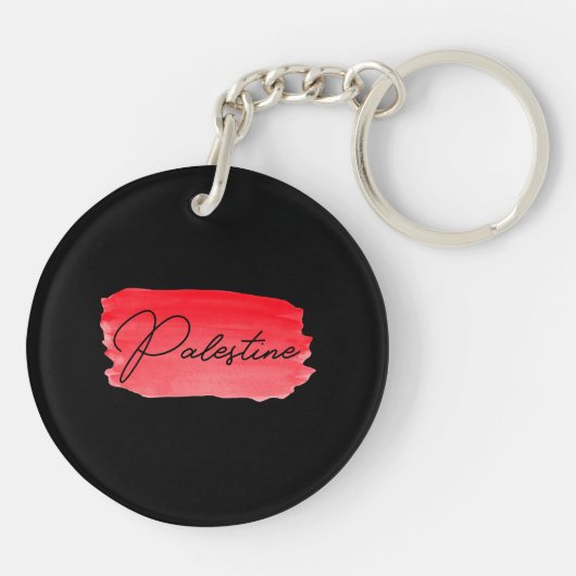 Palästina Gaza frei Schlüsselanhänger (Rückseite)