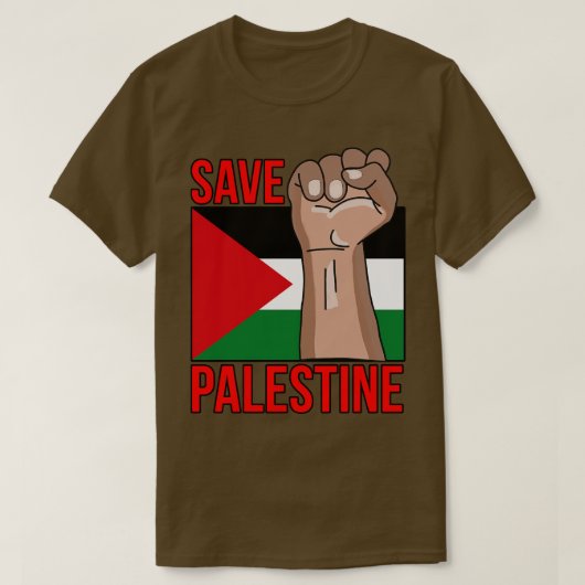 Palästina gerettet T-Shirt (Design vorne)
