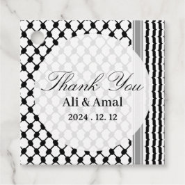 Palästina Hatta Keffiyeh Vielen Dank für Ihre Hoch Geschenkanhänger