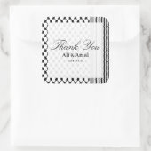 Palästina Hatta Keffiyeh Vielen Dank für Ihre Hoch Quadratischer Aufkleber (Tasche)