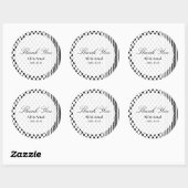 Palästina Hatta Keffiyeh Vielen Dank für Ihre Hoch Runder Aufkleber (Blatt)