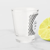 Palästina Hatta Keffiyeh Vielen Dank Gastgeschenk  Schnapsglas (Links)