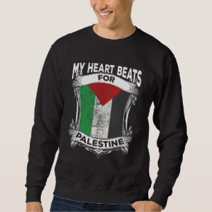 Palästina Herz-Gaza-Frieden palästinensische Wur Sweatshirt