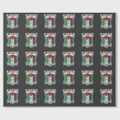 Palästina Herz-Gaza-Frieden palästinensische Wurze Geschenkpapier (Flach)