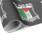 Palästina Herz-Gaza-Frieden palästinensische Wurze Geschenkpapier (Rolleneckpunkt)