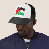 Palästina-Herzen Truckerkappe (Beispiel)
