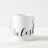 Palästina-Herzenflagge, Palästina Kaffeetasse (Vorderseite Links)