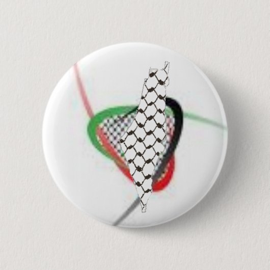 Palästina in unseren Herzen Button (Vorderseite)