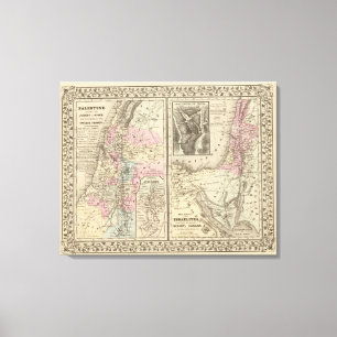 Palästina, Israelite Leinwanddruck