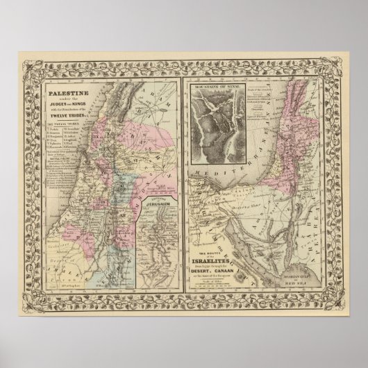 Palästina, Israeliten Poster (Vorne)