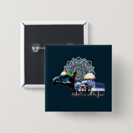 Palästina ist ein freier palästinensischer Widerst Button