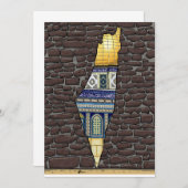 Palästina Jerusalem Einladung (Vorne/Hinten)