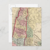 Palästina, Jerusalem Karte von Mitchell (Vorne/Hinten)