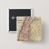 Palästina, Jerusalem-Karte von Mitchell Button (Vorne & Hinten)
