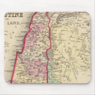 Palästina, Jerusalem-Karte von Mitchell Mousepad