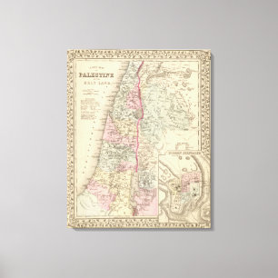 Palästina, Jerusalem Leinwanddruck