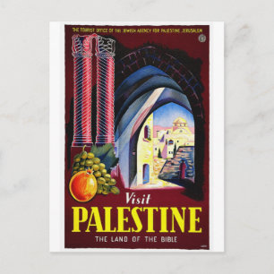 Palästina, Jerusalem / Reisen im Vintage-Stil Postkarte