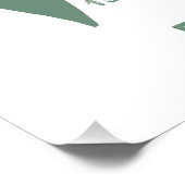 Palästina-Karte Land Stealing Seit 1917 grn Poster (Ecke)