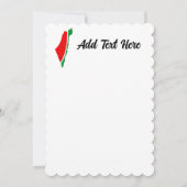 Palästina Karte Watermelon Symbol der Freiheit (Rückseite)