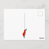 Palästina Karte Watermelon Symbol der Freiheit (Rückseite)