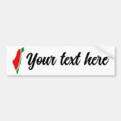 Palästina Karte Watermelon Symbol der Freiheit Autoaufkleber (Vorne)