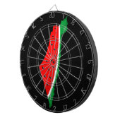 Palästina Karte Watermelon Symbol der Freiheit Dartscheibe (Vorderseite rechts)
