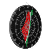 Palästina Karte Watermelon Symbol der Freiheit Dartscheibe (Vorderseite Links)