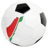 Palästina Karte Watermelon Symbol der Freiheit Fußball (Dreiviertel)