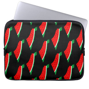Palästina Karte Watermelon Symbol der Freiheit Laptopschutzhülle