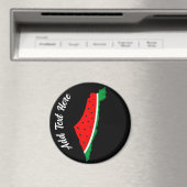 Palästina Karte Watermelon Symbol der Freiheit Magnet (In Situ (Geschirrspüler))