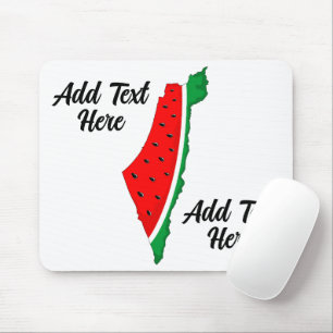 Palästina Karte Watermelon Symbol der Freiheit Mousepad