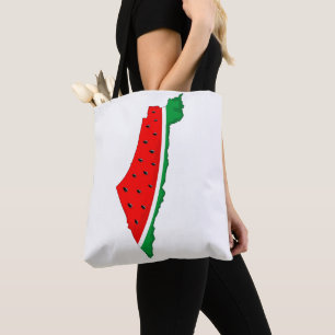Palästina Karte Watermelon Symbol der Freiheit Tasche
