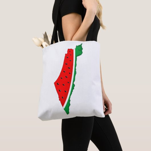 Palästina Karte Watermelon Symbol der Freiheit Tasche (Von Nahem)