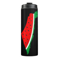 Palästina Karte Watermelon Symbol der Freiheit
