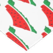 Palästina Karte Watermelon Symbol der Freiheit Tischdecke (Schrägansicht)