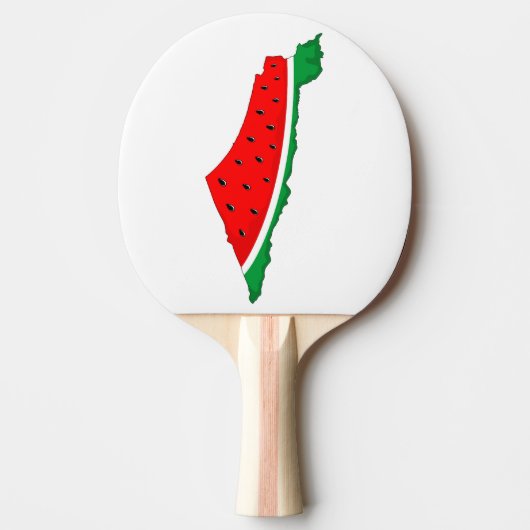 Palästina Karte Watermelon Symbol der Freiheit Tischtennis Schläger (Vorderseite)