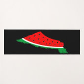 Palästina Karte Watermelon Symbol der Freiheit Yogamatte (Vorderseite (Horizontal))