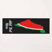 Palästina Karte Watermelon Symbol der Freiheit Yogamatte (Vorderseite (Horizontal))