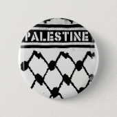 Palästina Keffiyah Button (Vorderseite)