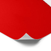 Palästina-Keffiyah-Flagge Poster (Ecke)