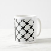Palästina Keffiyah Kaffeetasse (VorderseiteRechts)