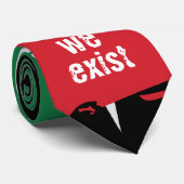 Palästina-Krawatte - wir existieren Krawatte (Gerollt)