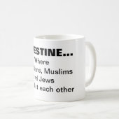 Palästina... lächelte sich an kaffeetasse (VorderseiteRechts)