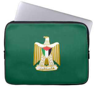 Palästina Landeswappen Symbol Emblem Flagge Adler Laptopschutzhülle