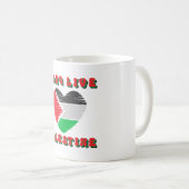 Palästina lange leben kaffeetasse (VorderseiteRechts)