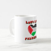 Palästina lange leben kaffeetasse (Vorderseite Links)