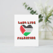 Palästina lange leben postkarte (Stehend Vorderseite)