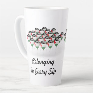Palästina Latte Tasse Zugehörigkeit